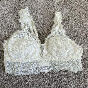 Aerie Lace Bralette in Cream